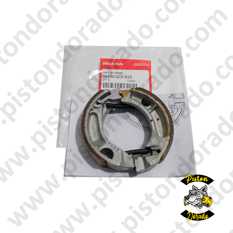 Zapata de freno posterior XR WAVE Honda Piston Dorado
